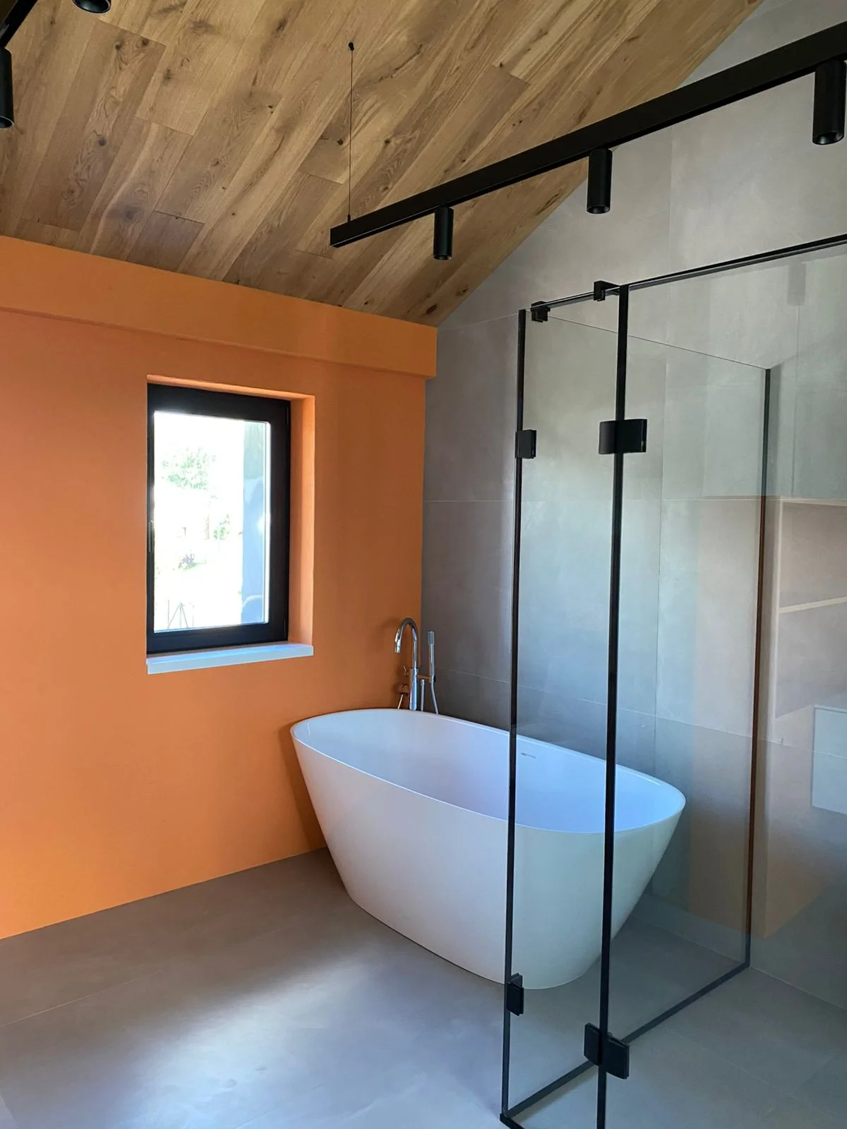 Ванная под скатом